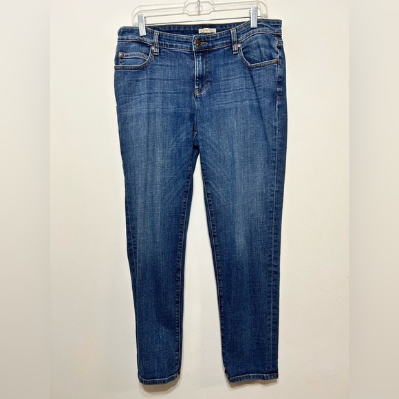 Eileen Fisher Organic Cotton Straight Leg Jeans - Picture 1 of 8